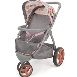 Flat River Group 509 Crew Melange Flora Mabelle 3-Wheel Doll Jogger Stroller, Ages 3+* Stuffed Animals & Plush Toys