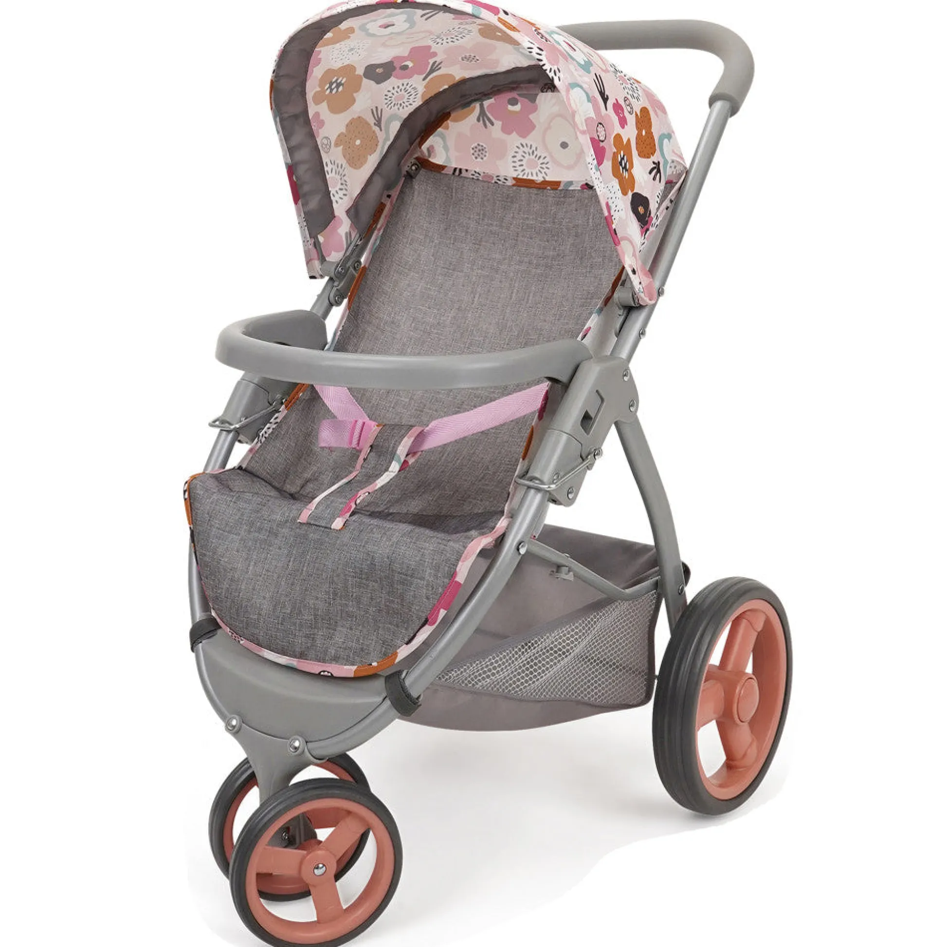 Flat River Group 509 Crew Melange Flora Mabelle 3-Wheel Doll Jogger Stroller, Ages 3+* Stuffed Animals & Plush Toys