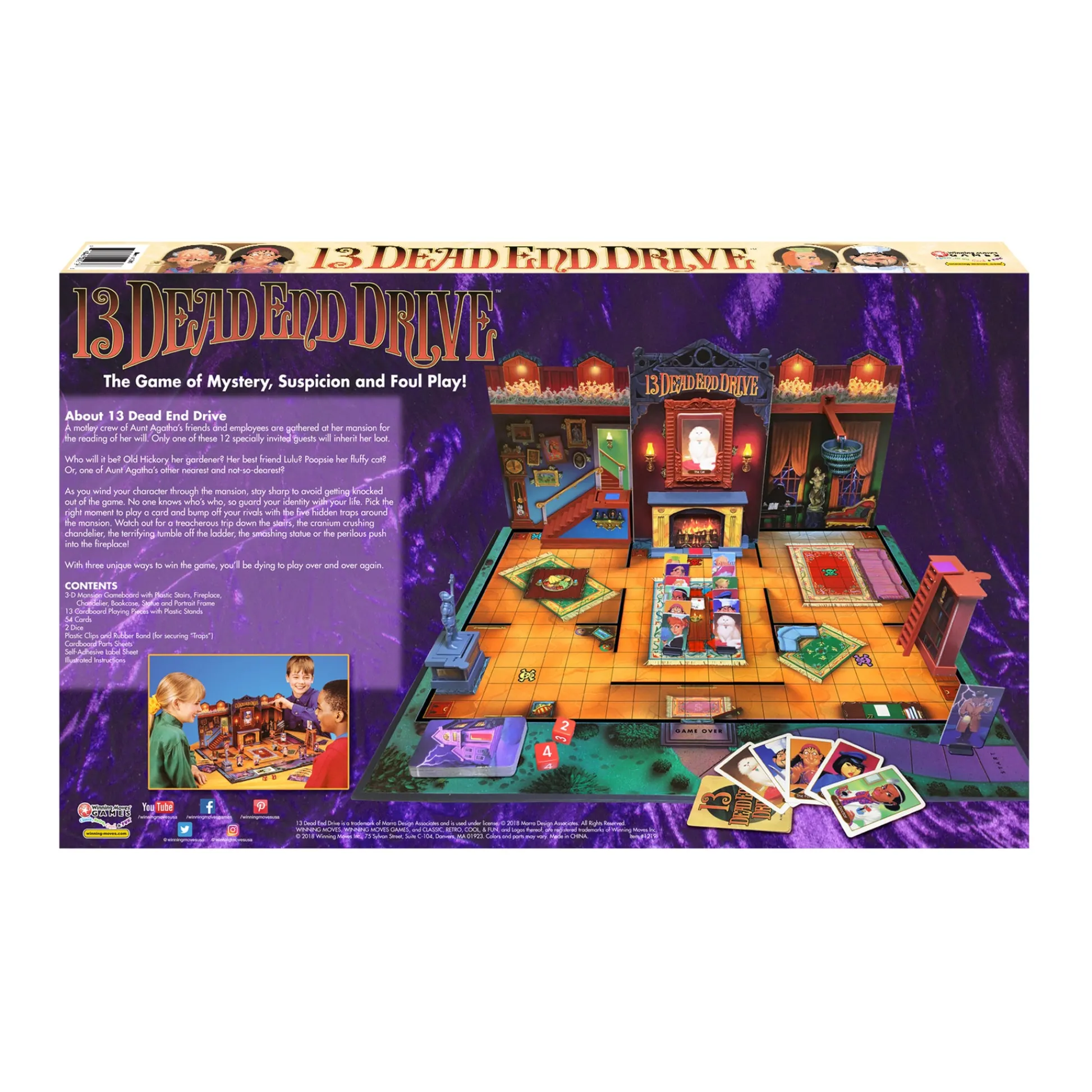 AreYouGame 13 Dead End Drive Board Game by Winning Moves Games USA* Role-Playing Games|Board Games