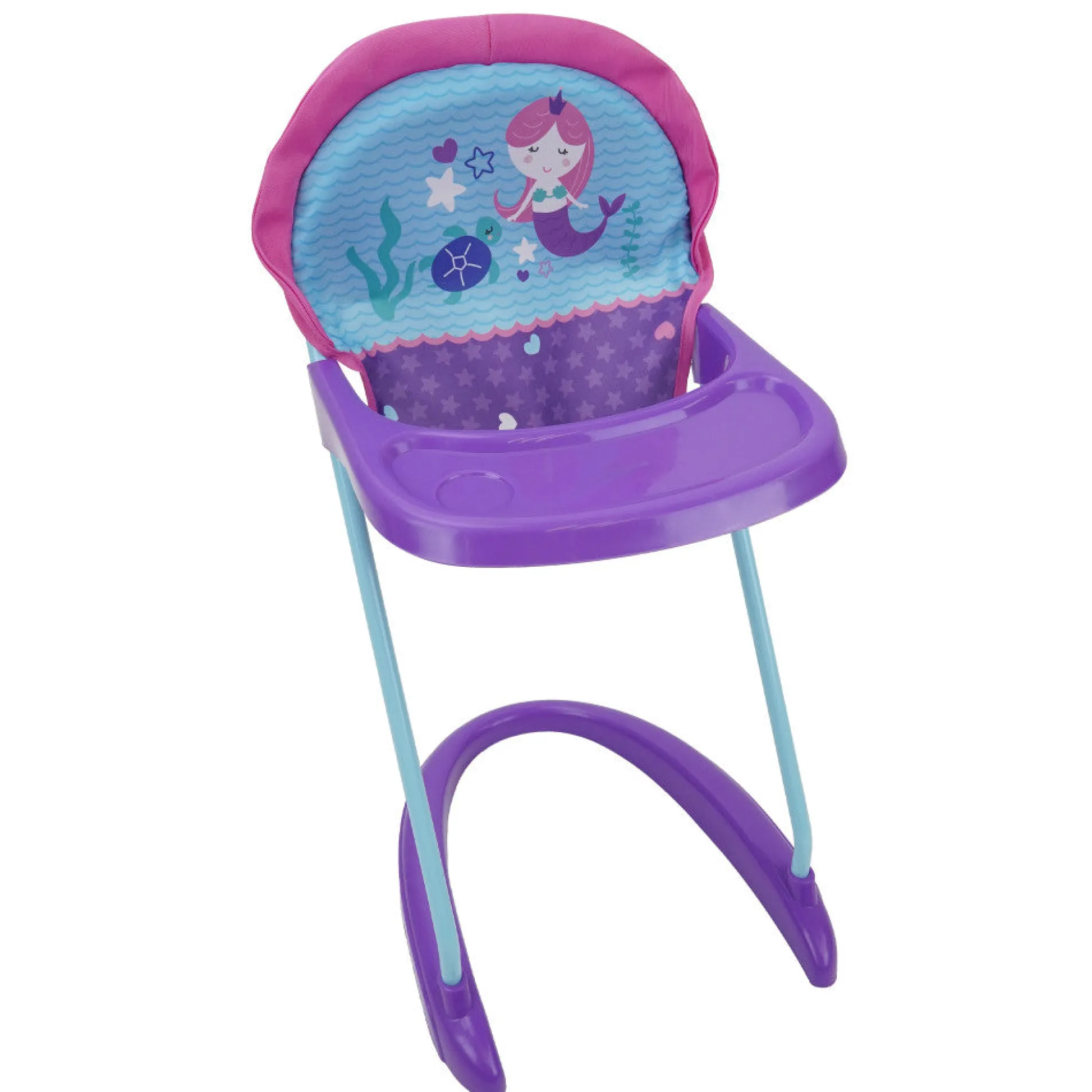 Flat River Group 509 Mermaid-Themed Baby Doll Highchair* Doll Houses, Furniture & Accessories|Stuffed Animals & Plush Toys