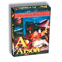 AreYouGame A is for Arson Murder Mystery Jigsaw Puzzle: 1000 Pieces* Puzzles