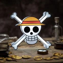 Calendar Holdings, LLC ABYstyle One Piece Battery-Operated 10-inch Skull Lamp - Straw Hat Jolly Roger* Action Figures