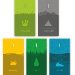 Flat River Group AEG: Cascadia: Rolling Rivers - Dynamic Dice Habitat Game* Dice, Roll & Write Games