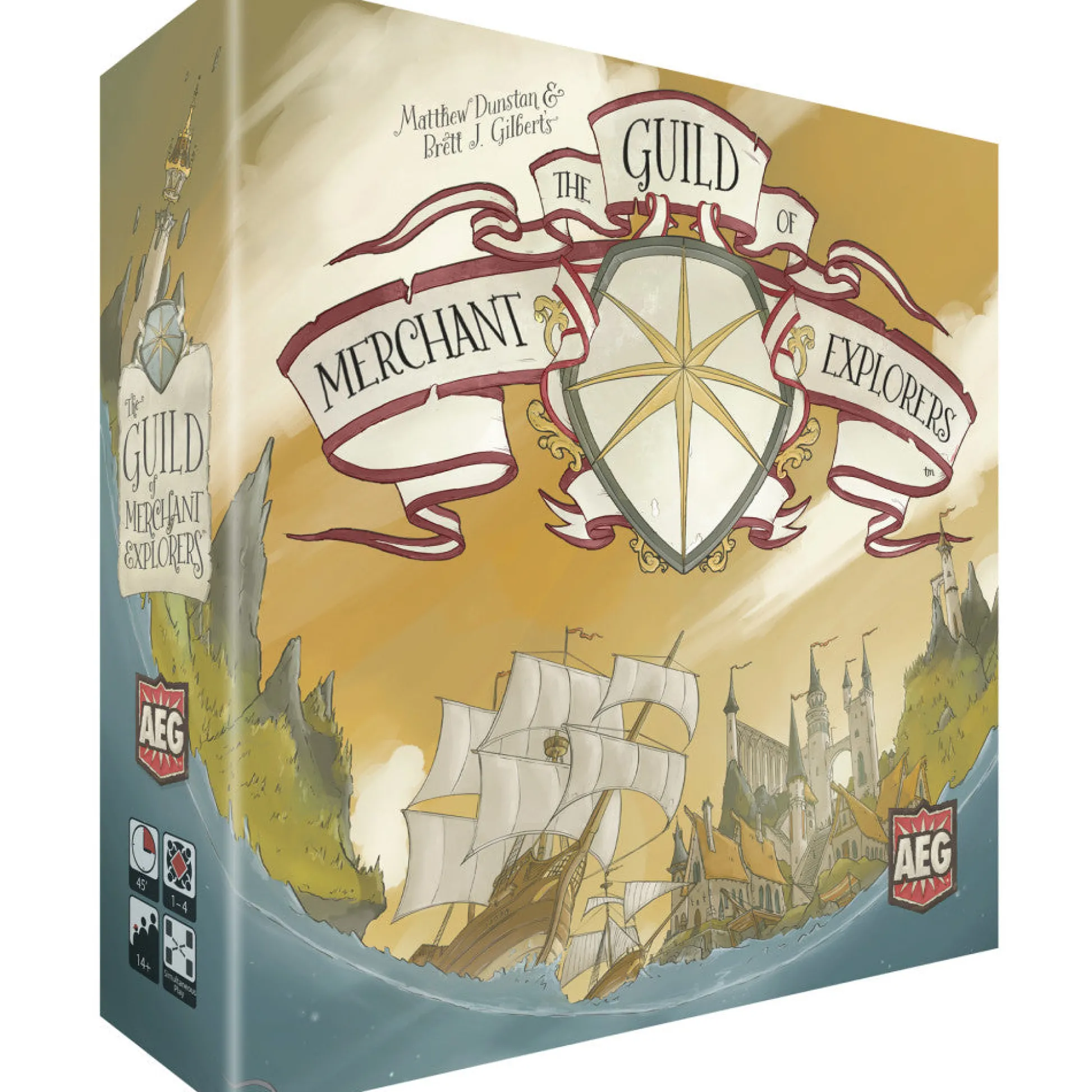 Flat River Group AEG: The Guild of Merchant Explorers Adventure Strategy Board Game* Board Games|Role-Playing Games