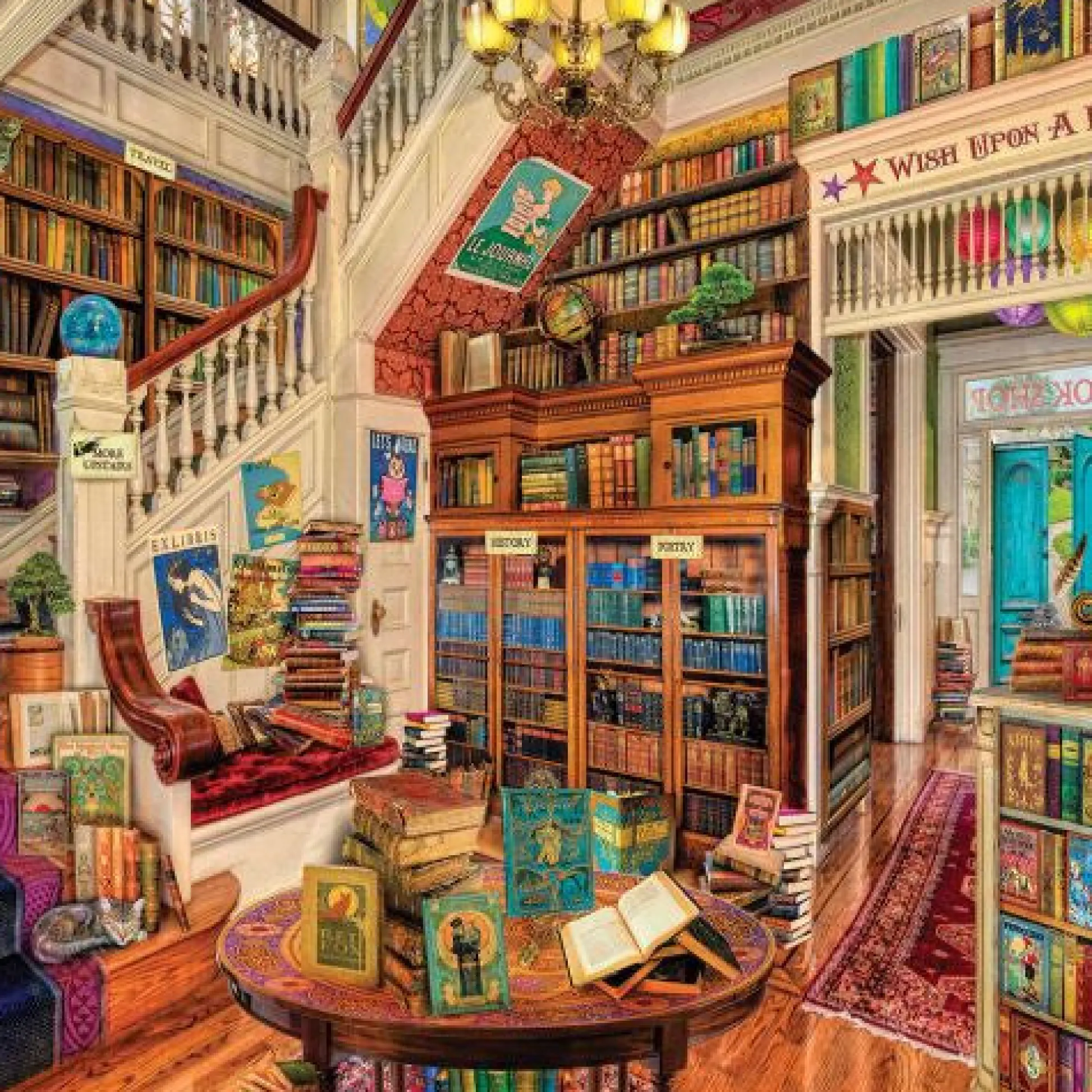 Calendar Holdings, LLC Aimee Stewart's Readers Paradise 1000-Piece Puzzle* Puzzles