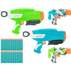 Flat River Group Air Warriors Blitz Fire Dart Blaster Combo Pack, Ages 6+* Nerf & Toy Blasters|Nerf & Toy Blasters