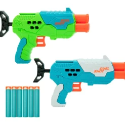 Flat River Group Air Warriors Duel Shot 2-Pack Dart Blasters, Long-Range, Ages 6+* Nerf & Toy Blasters|Nerf & Toy Blasters
