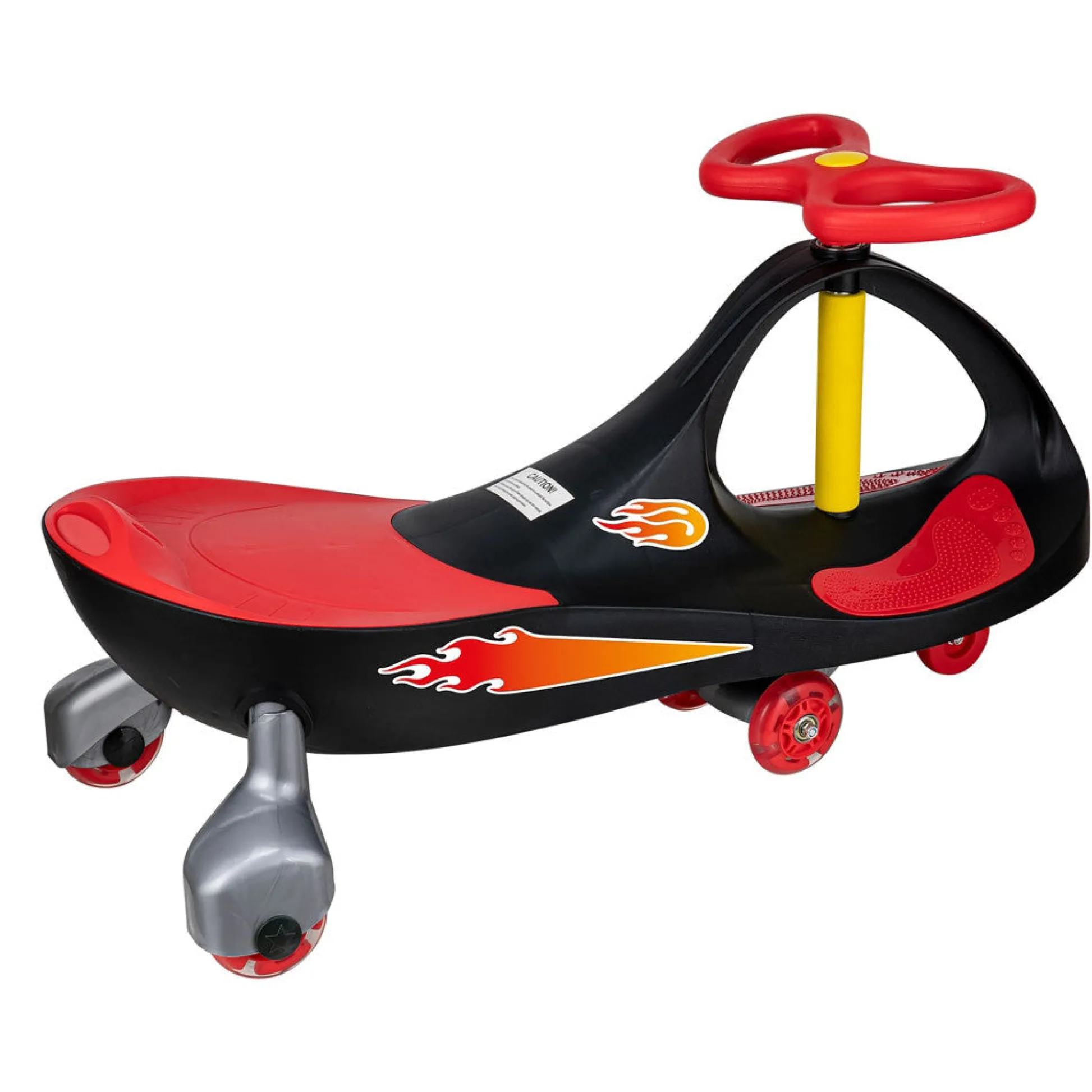 Flat River Group Alex - Lightning Glow Rider - Inertia-Powered Ride-On Toy - Black & Red* Ride-Ons|Ride-Ons & Push-Pull Toys