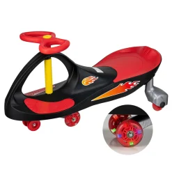 Flat River Group Alex - Lightning Glow Rider - Inertia-Powered Ride-On Toy - Black & Red* Ride-Ons|Ride-Ons & Push-Pull Toys