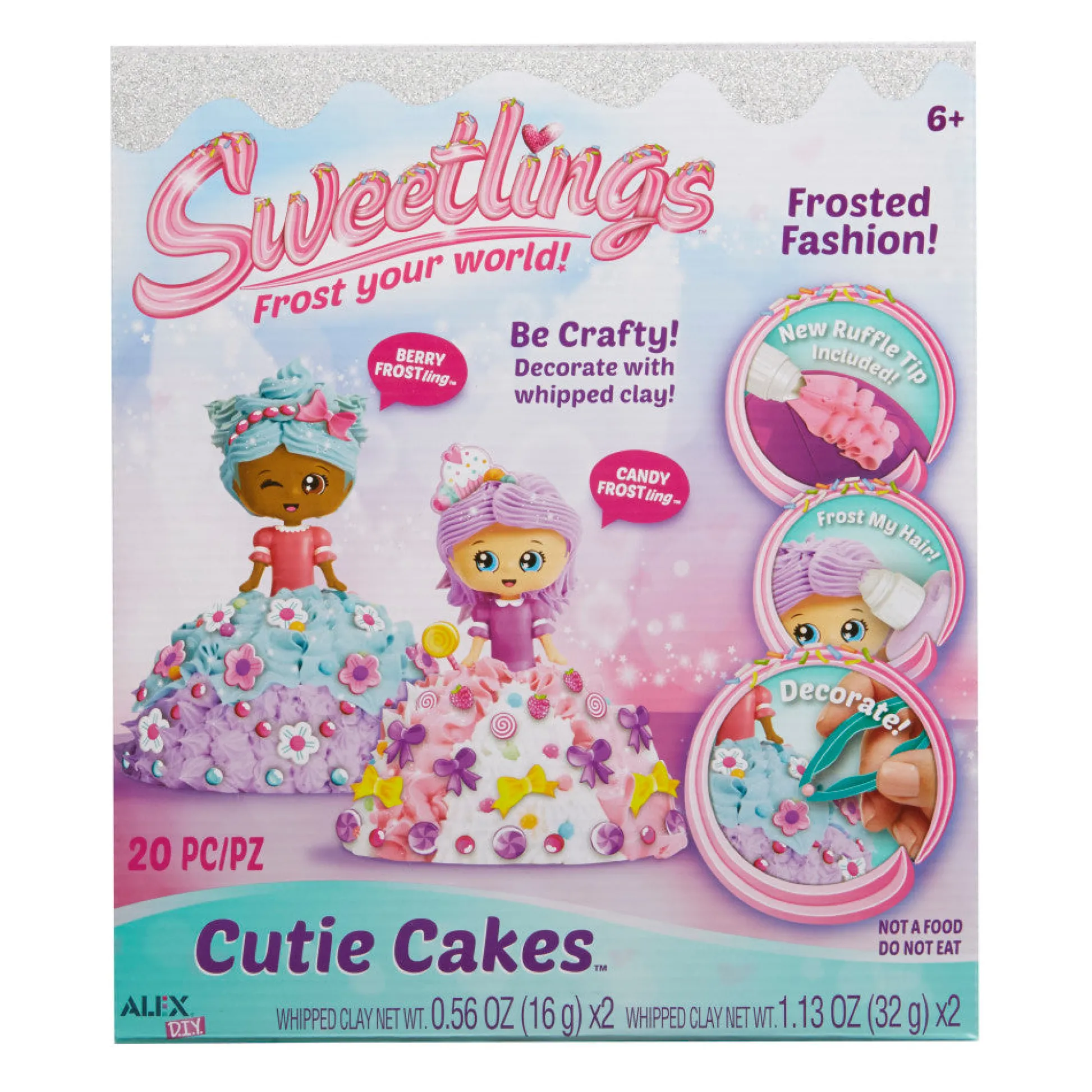 Flat River Group ALEX DIY Sweetlings Cutie Cakes Whipped Clay Craft Kit* Art Toys|Clay, Dough & Sand Art
