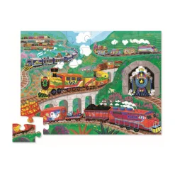 AreYouGame All Aboard! Vibrant Train Floor Puzzle - 36 pc* Puzzles