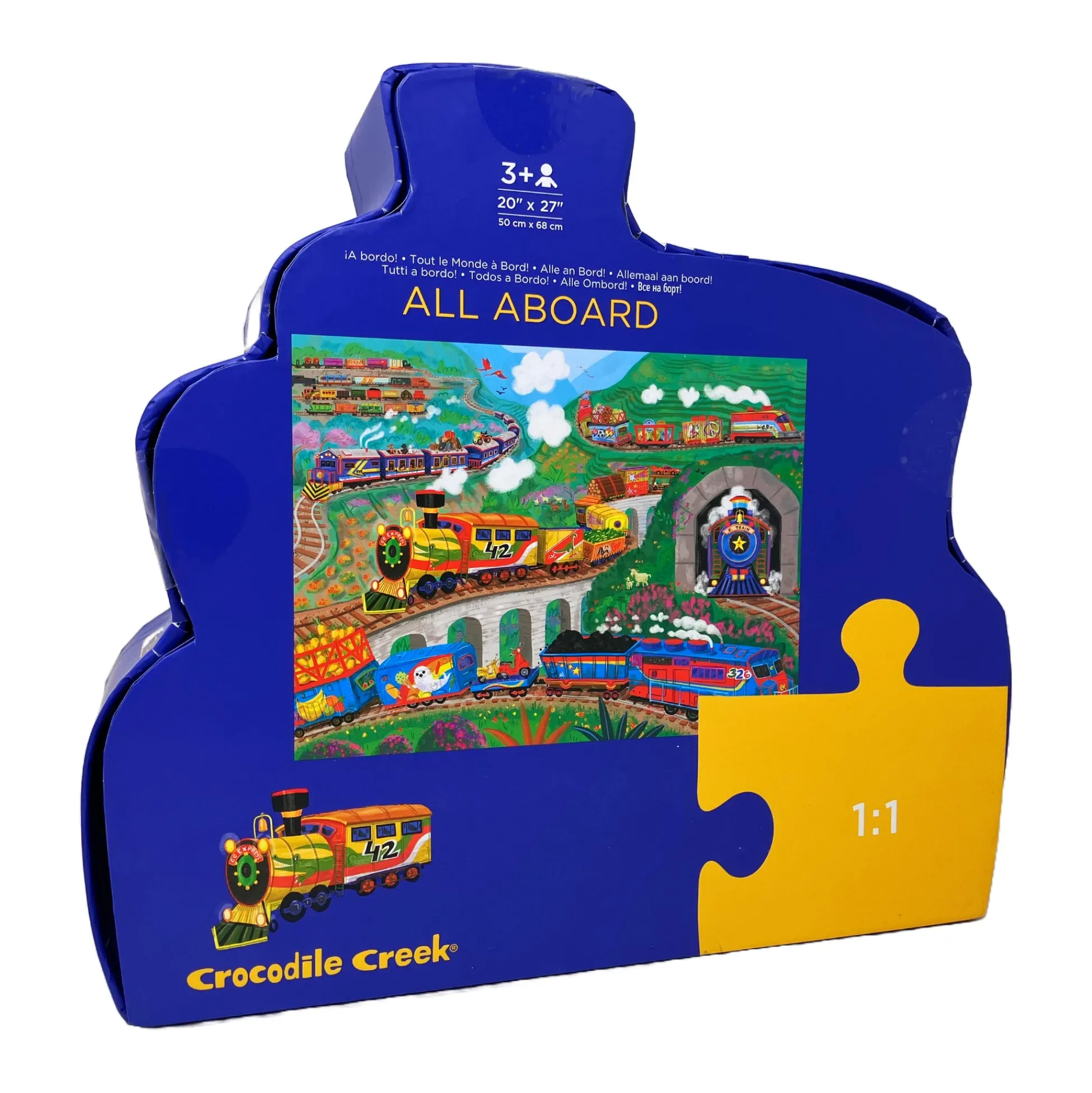 AreYouGame All Aboard! Vibrant Train Floor Puzzle - 36 pc* Puzzles