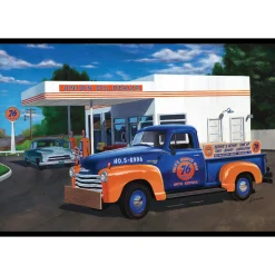 Flat River Group AMT 1950 Chevy 3100 Pickup Union 76 Model Kit, 1:25 Scale* Model Kits