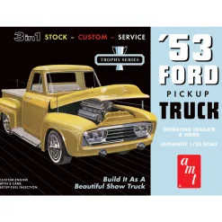 Flat River Group AMT 1953 Ford Pickup 1:25 Scale Model Kit - Trophy Series 3-in-1* Model Kits