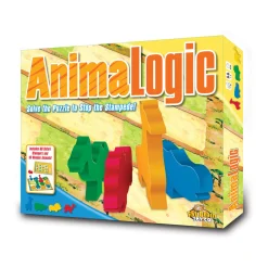 AreYouGame AnimaLogic Colorful Wooden Animal Puzzle Game by Fat Brain Toy Co.* Board Games|Puzzles