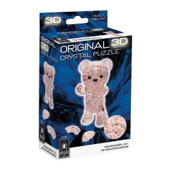 AreYouGame Animated Teddy Bear 3D Crystal Puzzle - 48 Pieces* Puzzles