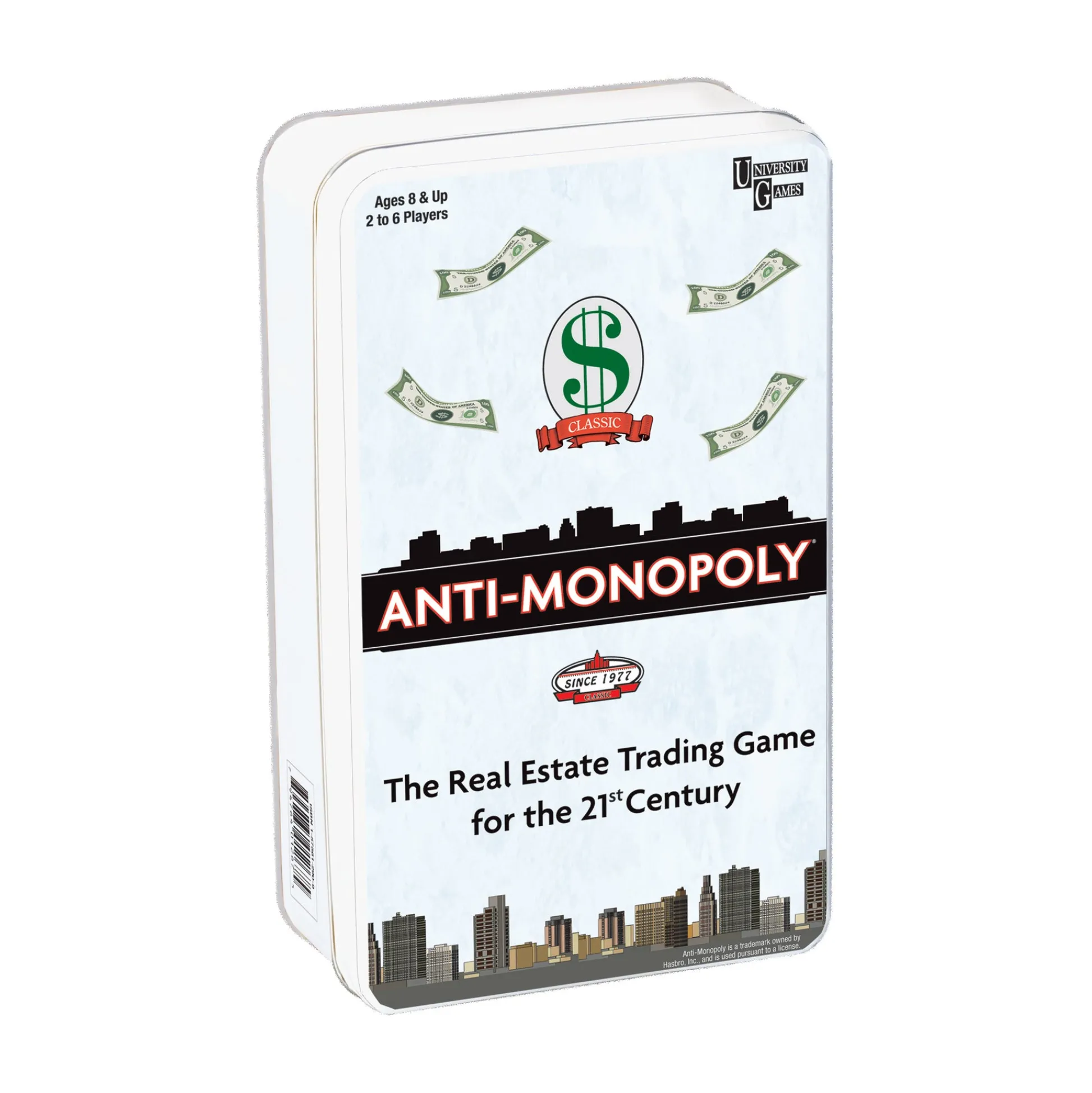 AreYouGame Anti-Monopoly Game Travel Edition Tin* Role-Playing Games|Board Games