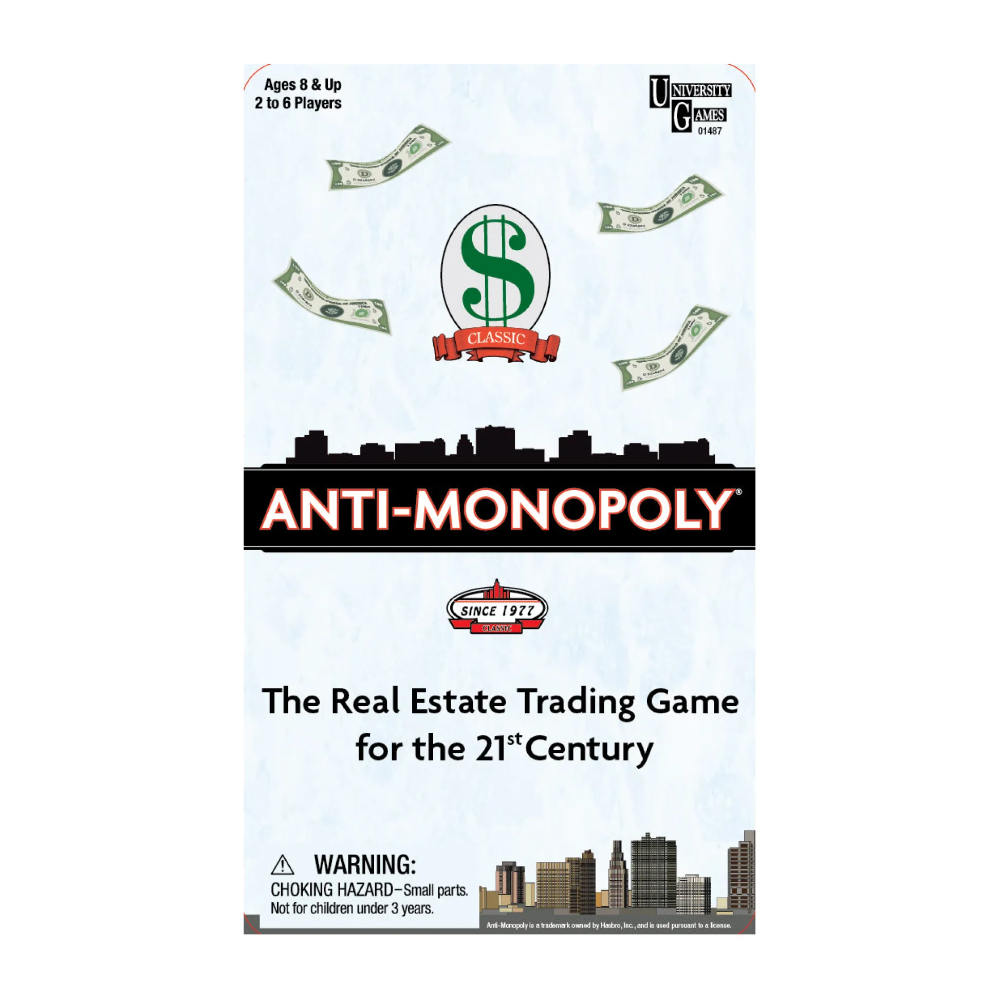 AreYouGame Anti-Monopoly Game Travel Edition Tin* Role-Playing Games|Board Games