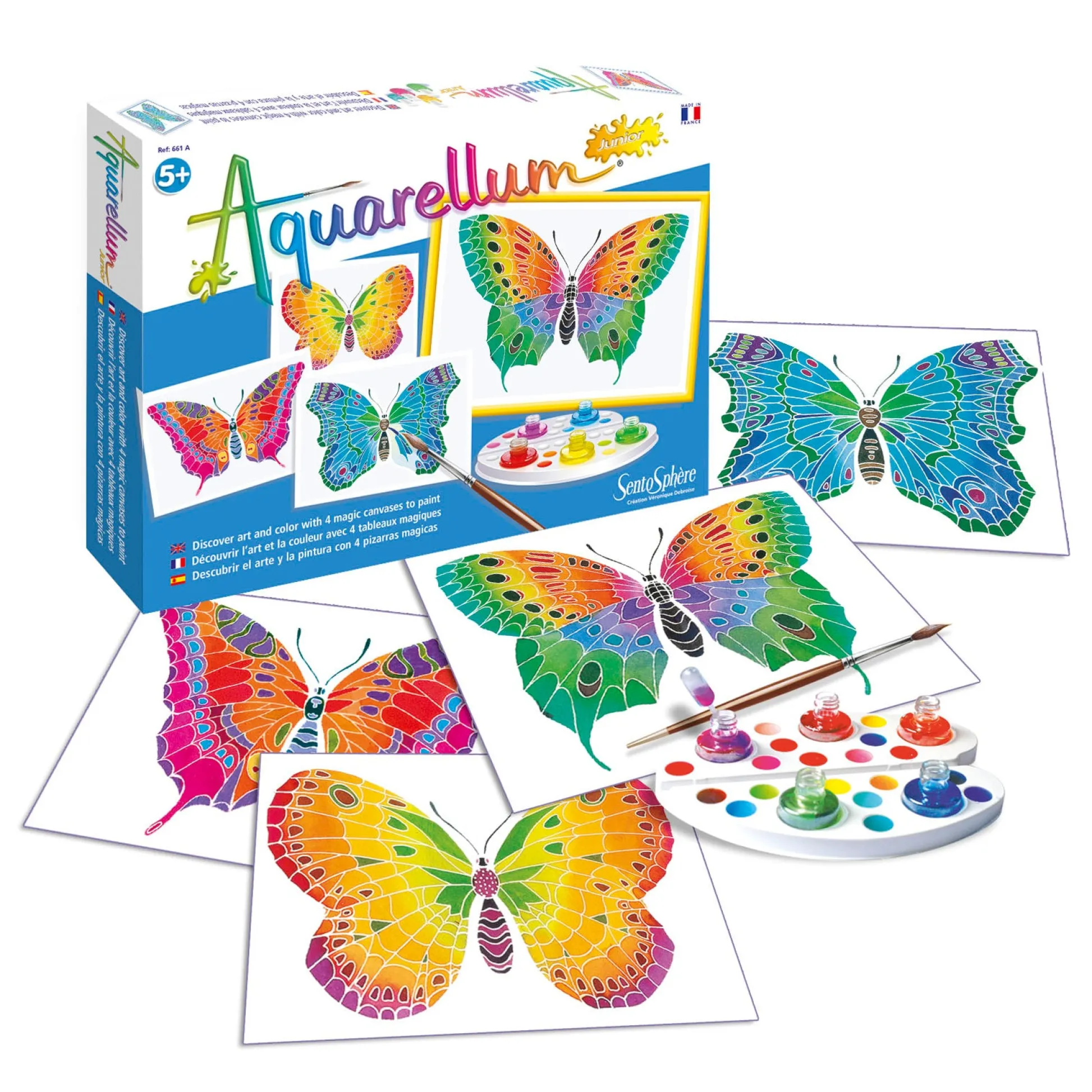 AreYouGame Aquarellum Junior Butterfly Watercolor Painting Kit* Art Toys|Drawing, Color & Painting