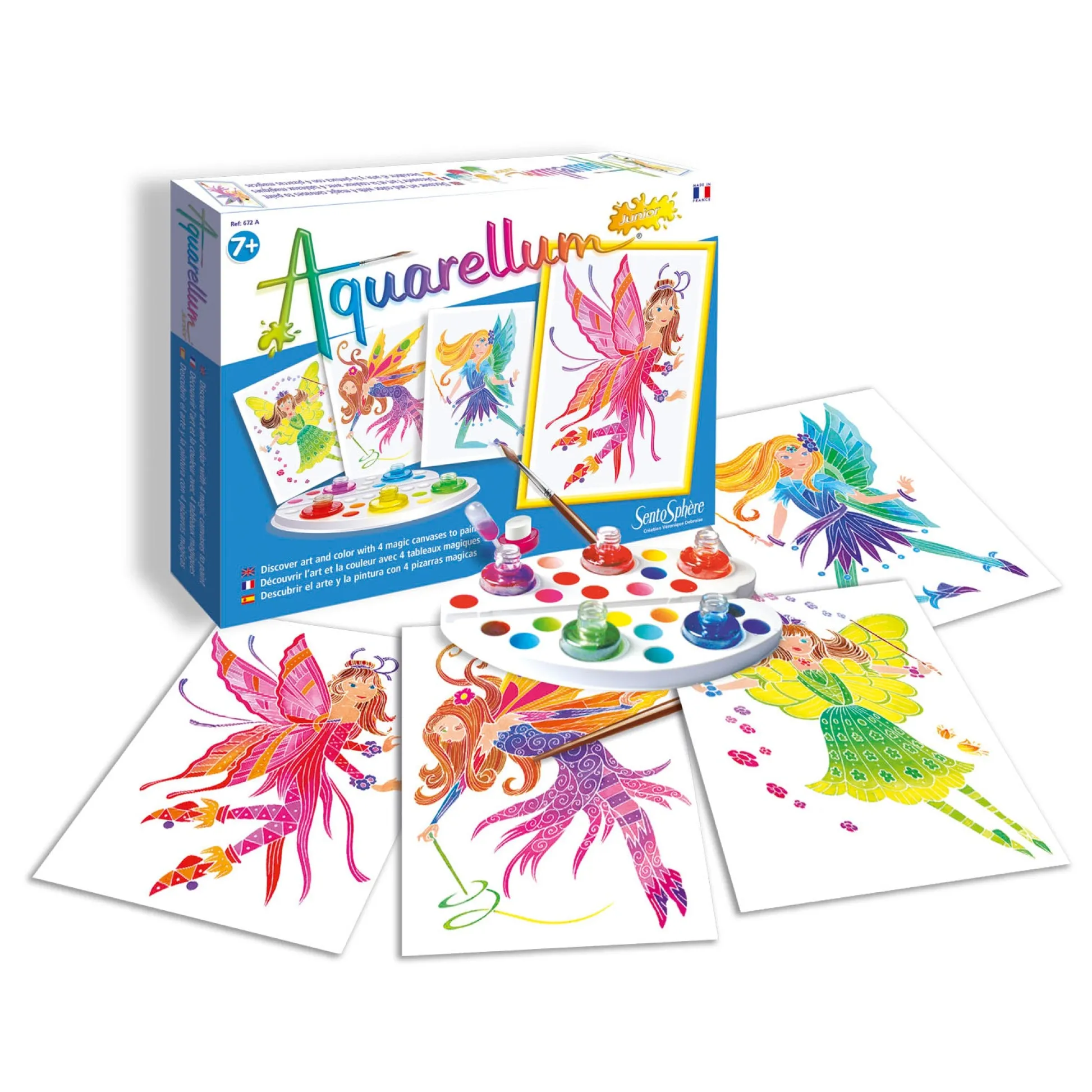 AreYouGame Aquarellum Junior Fairies Watercolor Magic Art Set* Art Toys|Drawing, Color & Painting