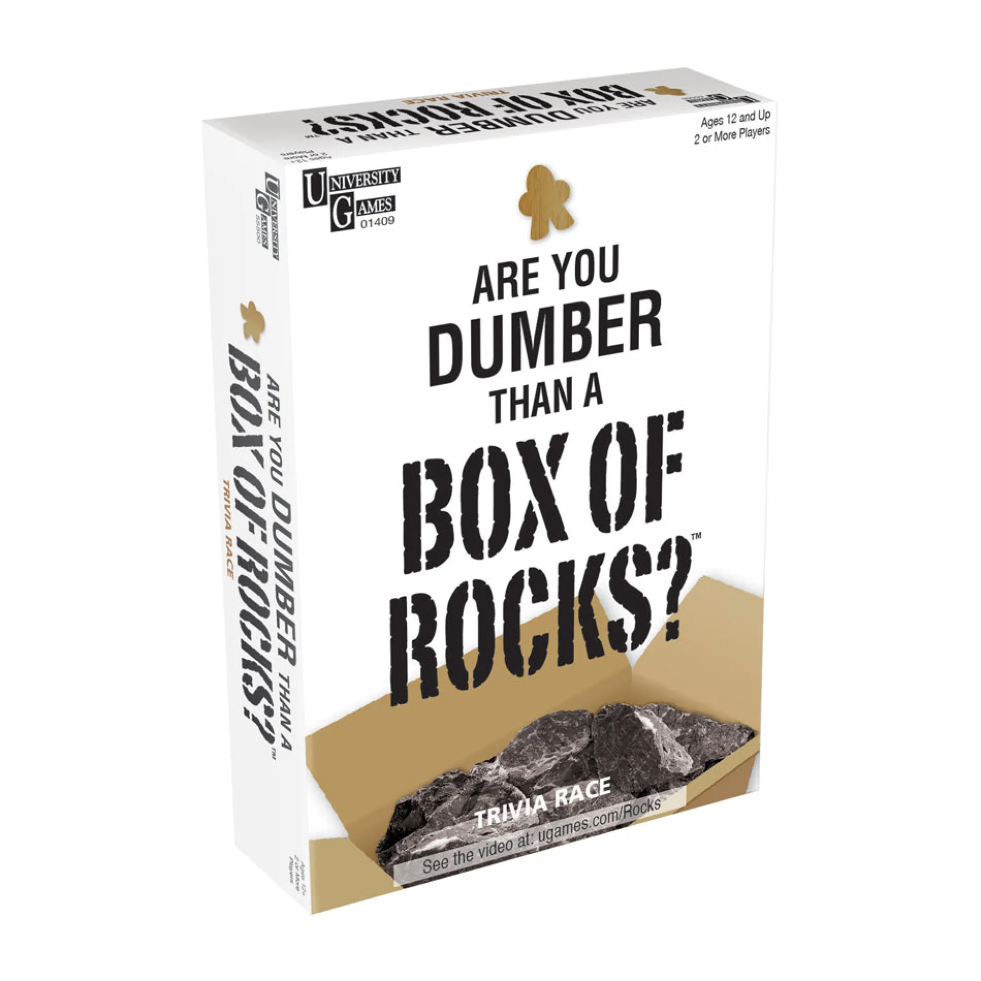 AreYouGame Are You Dumber than a Box of Rocks? Trivia Challenge Board Game* Board Games|Role-Playing Games