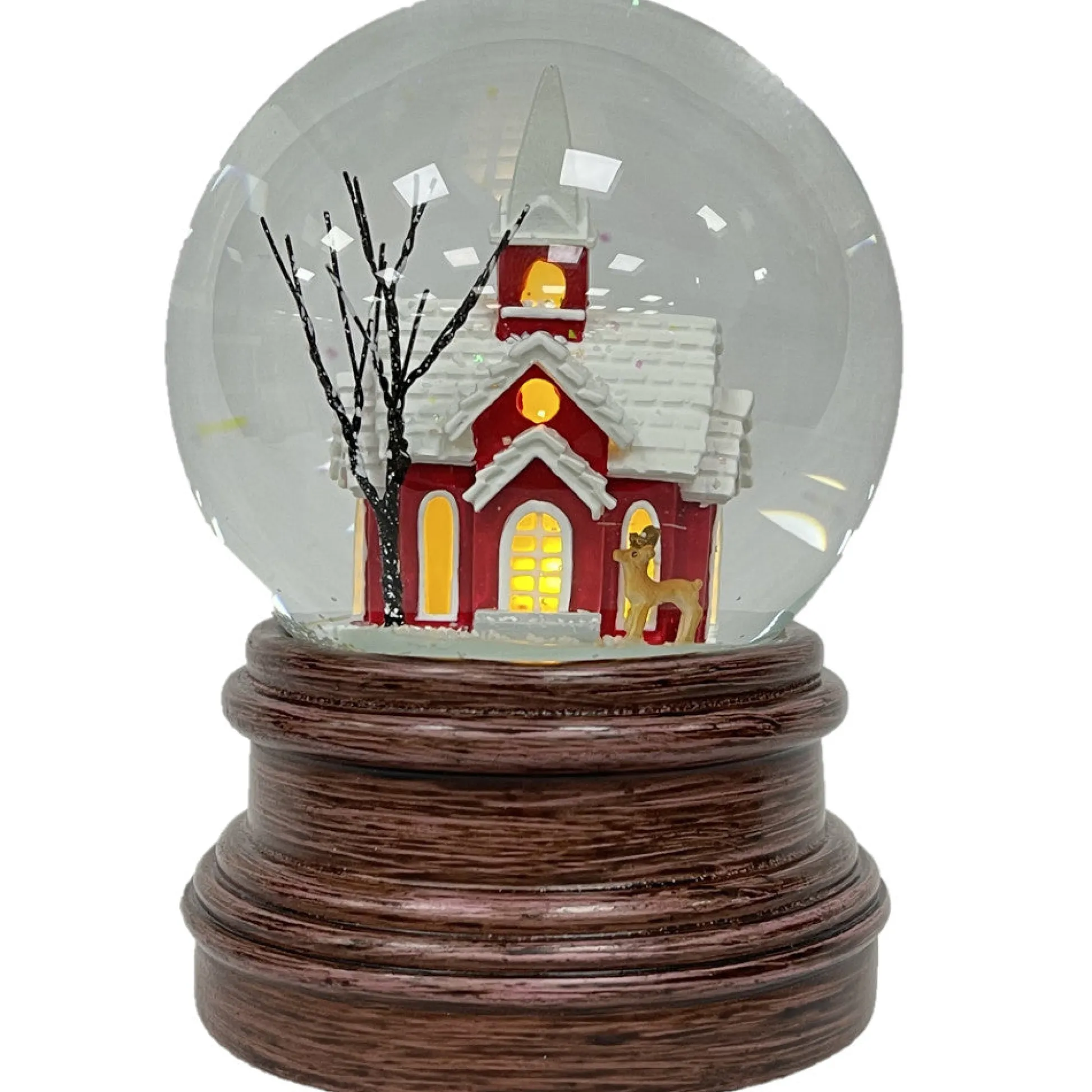 Flat River Group Ashfield & Harkness Sanctuary Church Musical Snow Globe with Light* Surprise Toys & Dolls