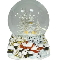 Flat River Group Ashfield & Harkness Winterland Church Snow Globe with Musical Feature* Model Cars