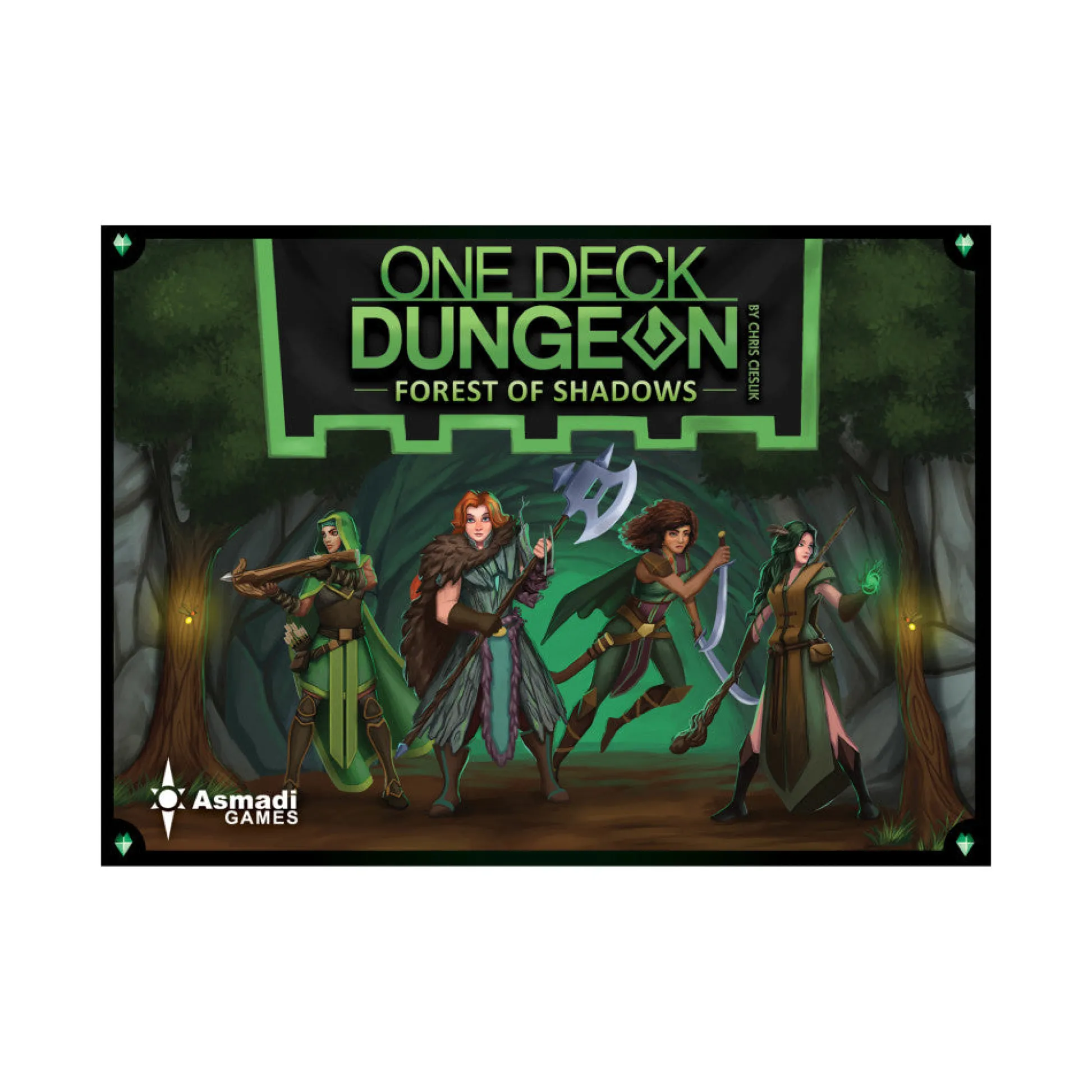 Flat River Group Asmadi Games One Deck Dungeon: Forest of Shadows Cooperative Board Game* Board Games|Role-Playing Games