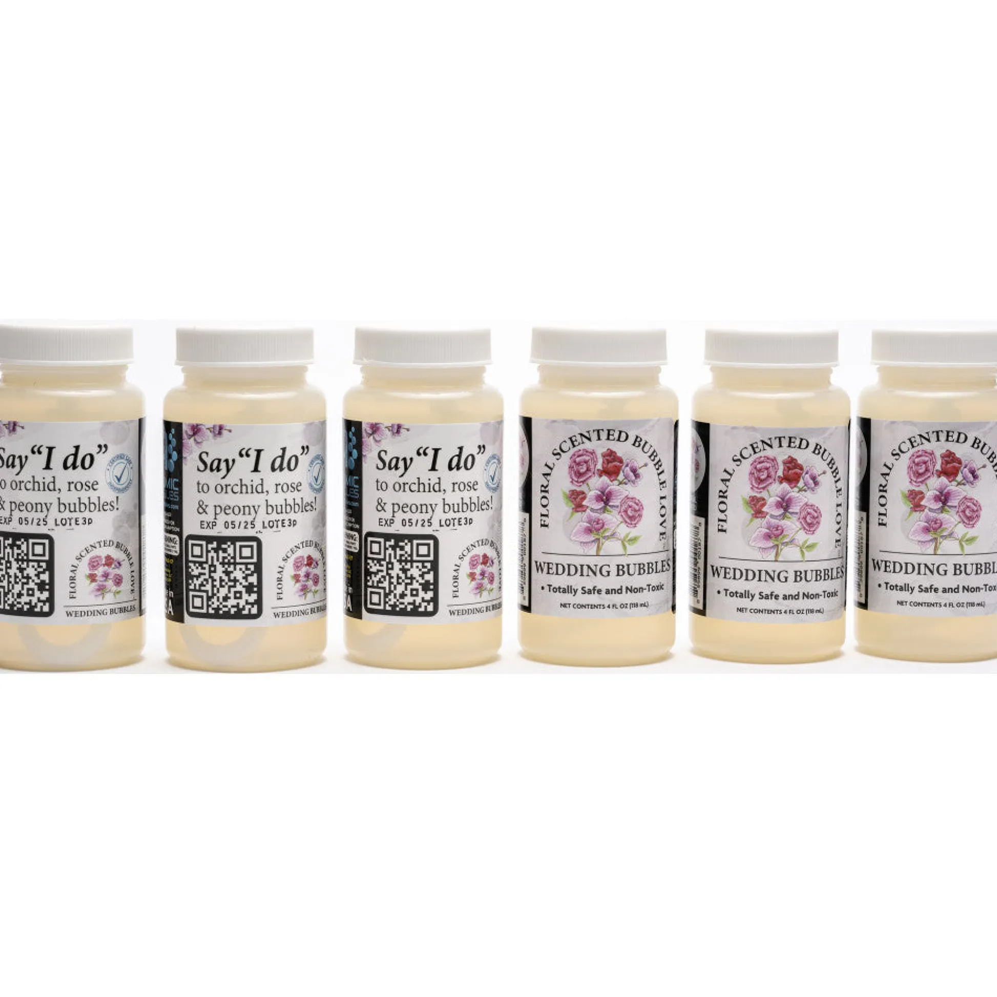Flat River Group Atomic Bubbles Floral Scented Celebration Bubbles, 6-Pack* Bubbles & Sidewalk Chalk