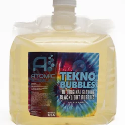 Flat River Group Atomic Bubbles Tekno Bubbles - UV Glowing Bubble Refill - Blue - 128oz* Bubbles & Sidewalk Chalk