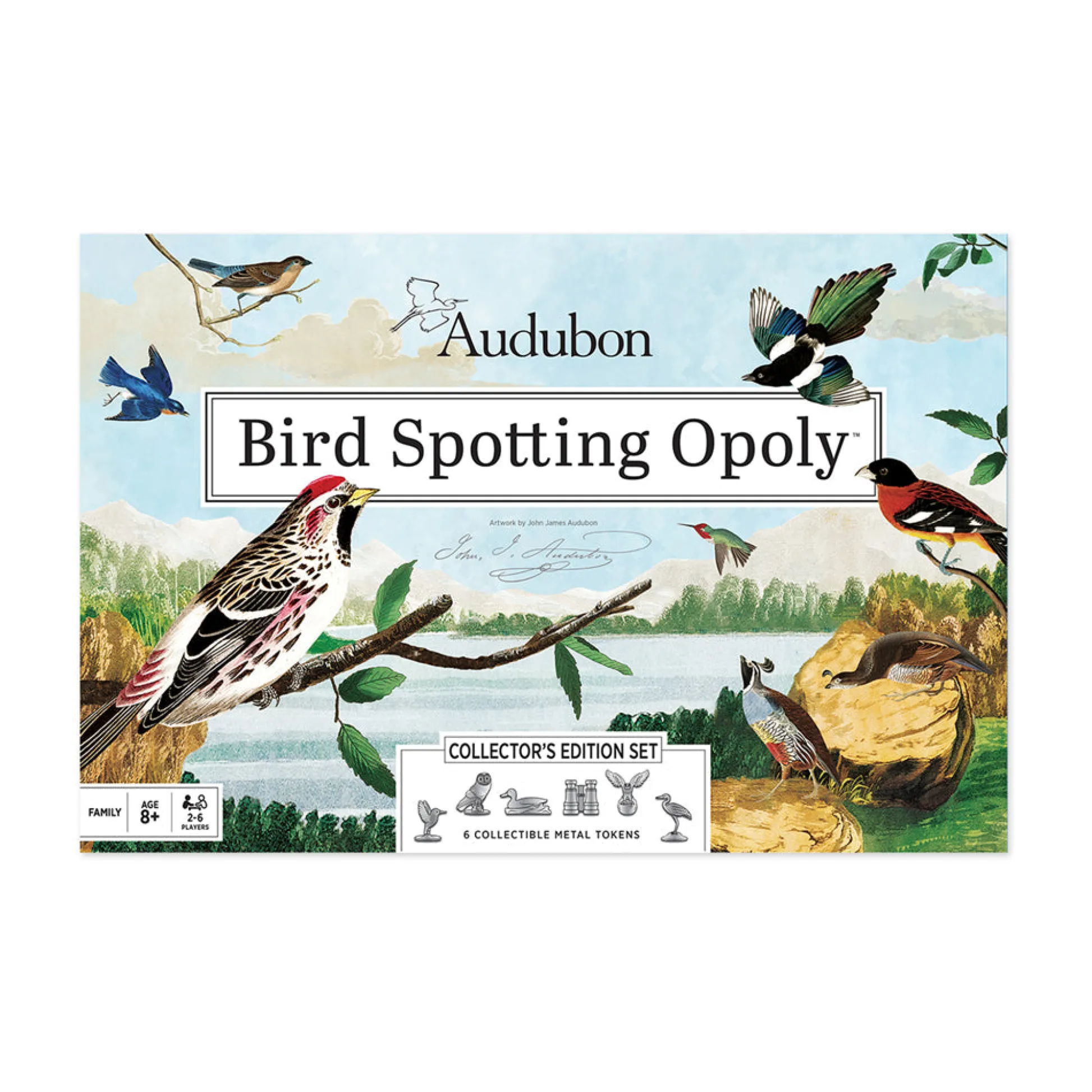 AreYouGame Audubon Bird Spotting Opoly Collector's Edition Board Game* Board Games|Role-Playing Games