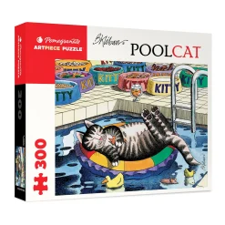 AreYouGame B. Kliban Pool Cat Theme Jigsaw Puzzle - 300 pc* Puzzles