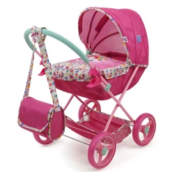 Flat River Group Baby Alive Deluxe Classic Doll Pram, Pink & Rainbow - Doll Stroller Playset* Social & Emotional Skills|Stuffed Animals & Plush Toys