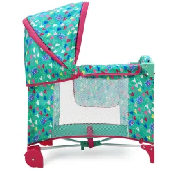 Flat River Group Baby Alive Deluxe Doll Play Yard with Canopy, Green & Pink Hearts* Stuffed Animals & Plush Toys