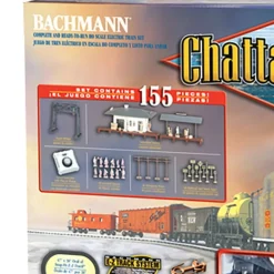 The Distribution Solutions Bachmann Trains - Chattanooga HO Scale Ready To Run 155 Piece Electric Train Set* Trains & Train Tables