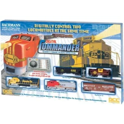 The Distribution Solutions Bachmann Trains - Digital Commander HO Scale Electric Train Set* Trains & Train Tables