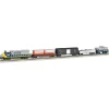 The Distribution Solutions Bachmann Trains - Freightmaster N Scale Ready To Run 60 Piece Electric Train Set* Trains & Train Tables