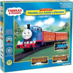 The Distribution Solutions Bachmann Trains - Thomas & Friends Thomas, Annie & Clarabel HO Scale Electric Train Set* Trains & Train Tables
