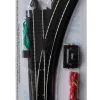 The Distribution Solutions Bachmann Trains HO Scale E-Z Track Remote Turnout - Right, Steel Alloy Rail* Trains & Train Tables