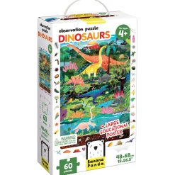 Educators Resource Banana Panda Dinosaurs Observation Floor Puzzle - 60 pc* Puzzles