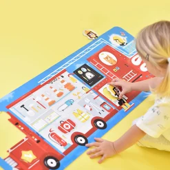 Educators Resource Banana Panda Fire Truck Make-a-Match Puzzle - 23 pc* Puzzles