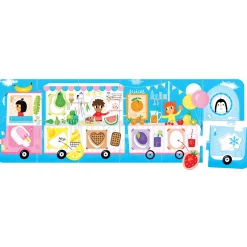 Educators Resource Banana Panda Food Truck Make-a-Match Jumbo Puzzle - 23 pc* Puzzles