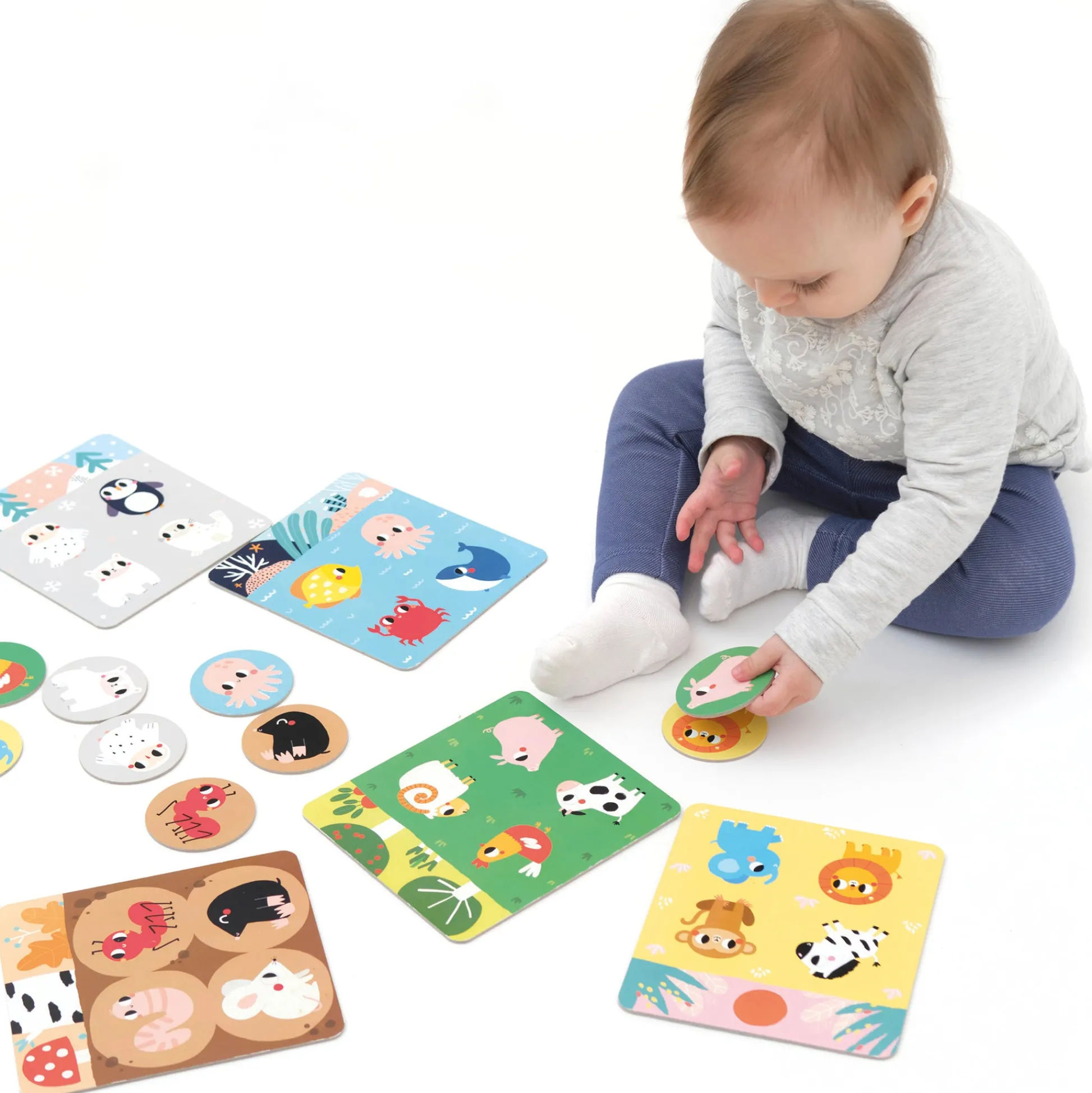 Educators Resource Banana Panda Let's Play Habitat Bingo - Animal Homes and Memory Skills* Toddler & Preschool Games & Puzzles|Social & Emotional Skills