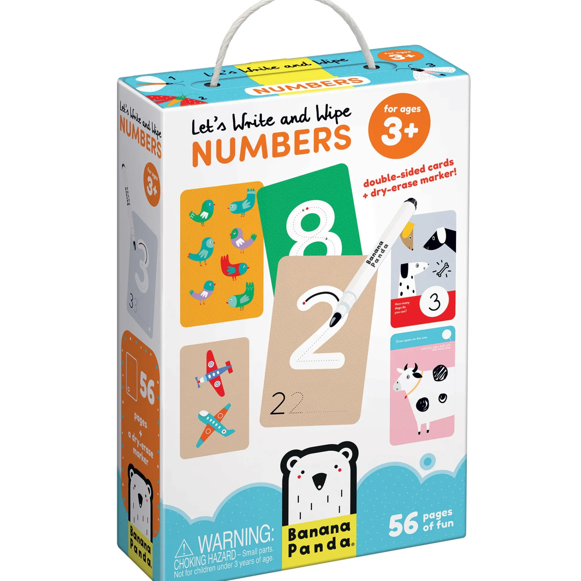 Educators Resource Banana Panda Let's Write and Wipe Numbers - Educational Learning Set* Preschool Education Toys & Activities