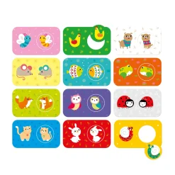 Educators Resource Banana Panda Match The Buddies 24 pc Toddler Puzzle Set* Toddler & Preschool Games & Puzzles|Puzzles