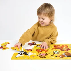 Educators Resource Banana Panda Playful Pups Floor Puzzle - 40 pc* Puzzles