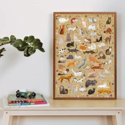 Educators Resource Banana Panda Puzzlove Cats Jigsaw Puzzle - 500 pc* Puzzles