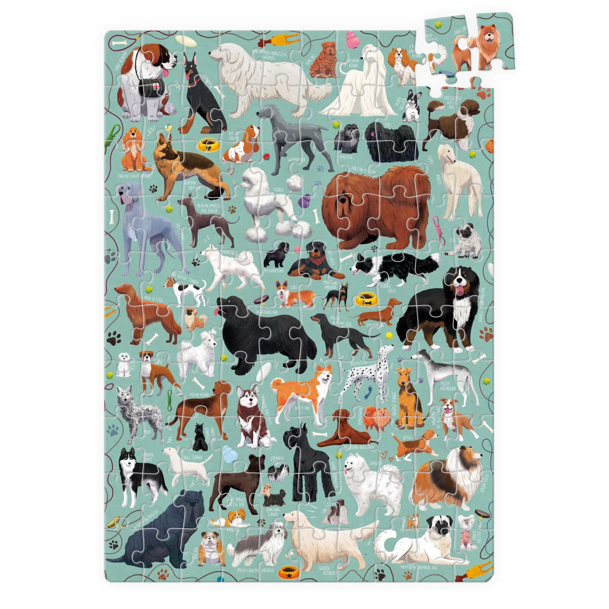 Educators Resource Banana Panda Puzzlove Dogs Jigsaw Puzzle - 100 pc* Puzzles