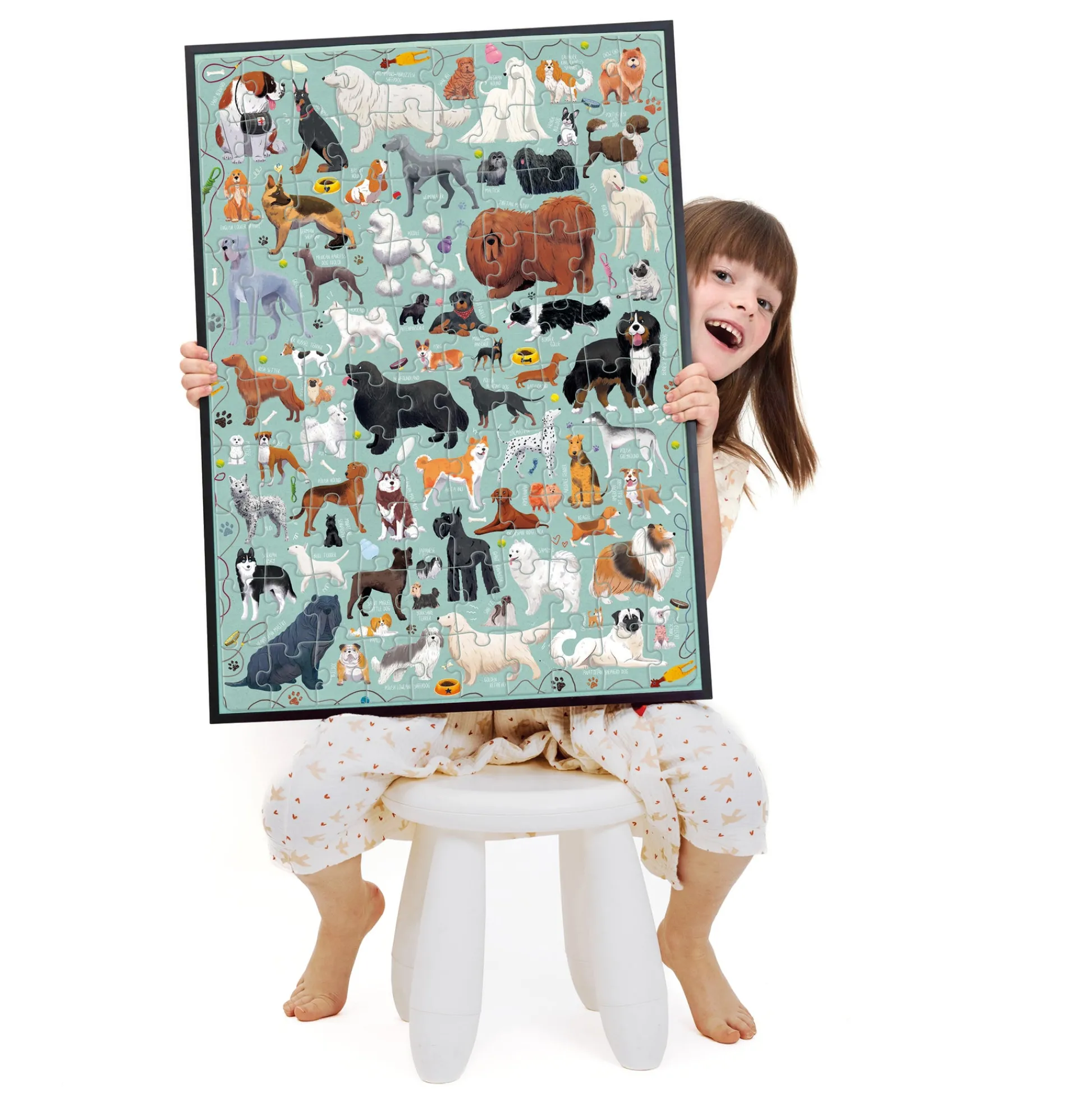 Educators Resource Banana Panda Puzzlove Dogs Jigsaw Puzzle - 100 pc* Puzzles