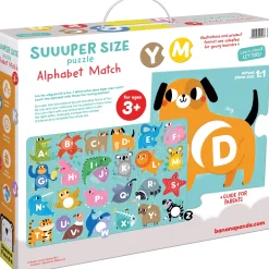 Educators Resource Banana Panda Super Size Alphabet Match Floor Puzzle - 50 pc* Puzzles